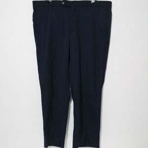 Zanella Pants Mens 38x28 Black Parker Made In Italy Wool Blend